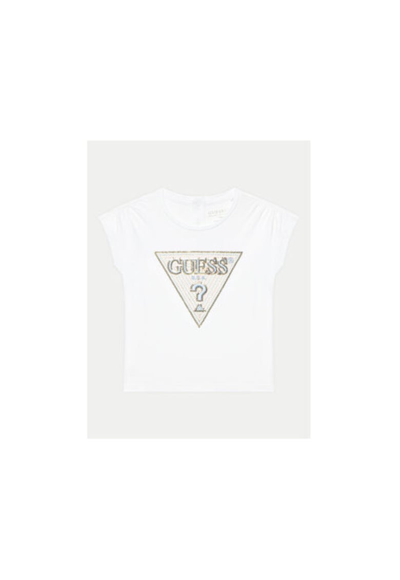 Guess Tricou regular fit din amestec de bumbac organic