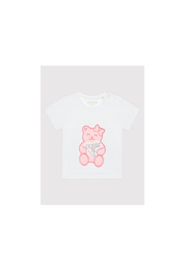 Tricou cu ursulet din amestec de bumbac organic