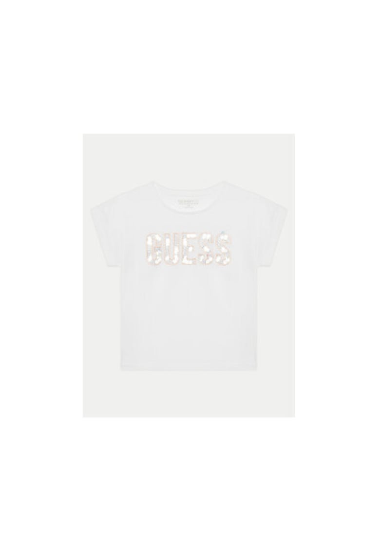 Tricou cu logo si diverse stiluri - Alb