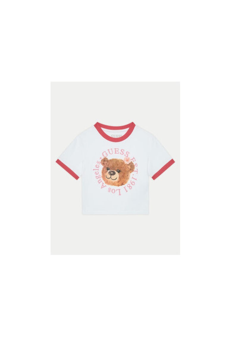 Guess Tricou cu imprimeu ursulet