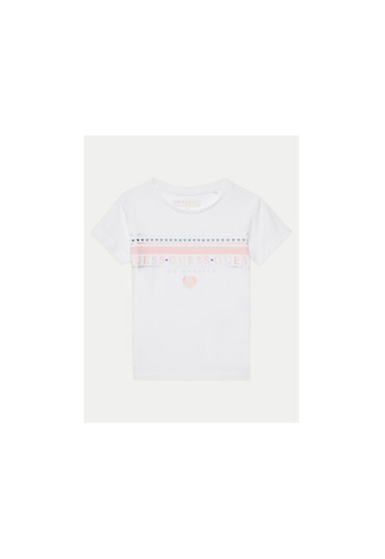 Tricou din bumbac cu detalii logo