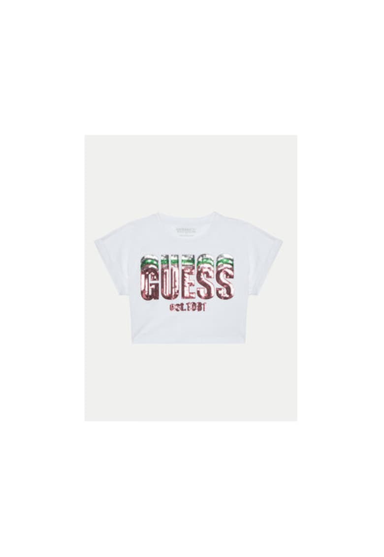 Tricou din bumbac cu logo 00