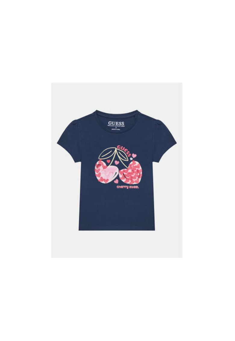 Tricou imprimat din amestec de bumbac organic
