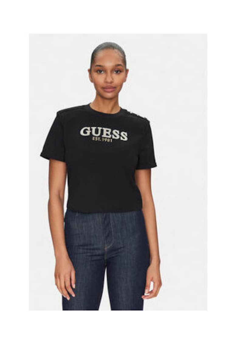Guess Tricou din bumbac organic cu logo 00