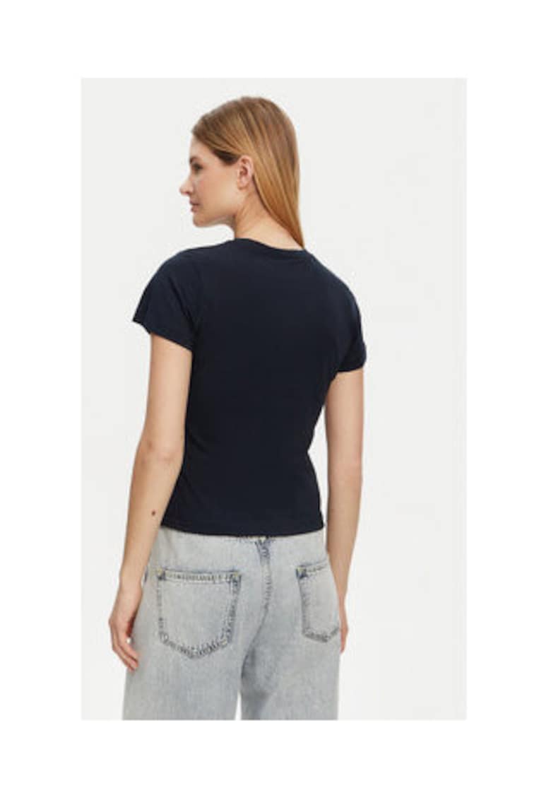 Guess Tricou din bumbac organic cu logo frontal