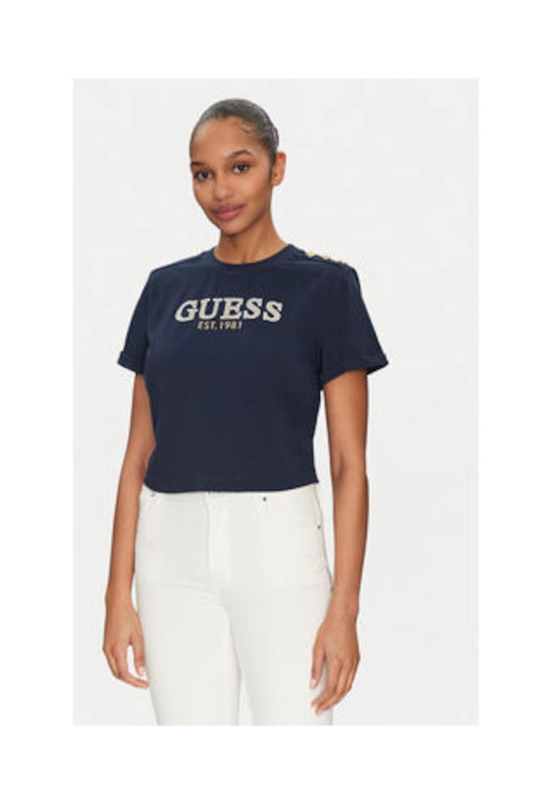 Guess Tricou cu logo pe piept