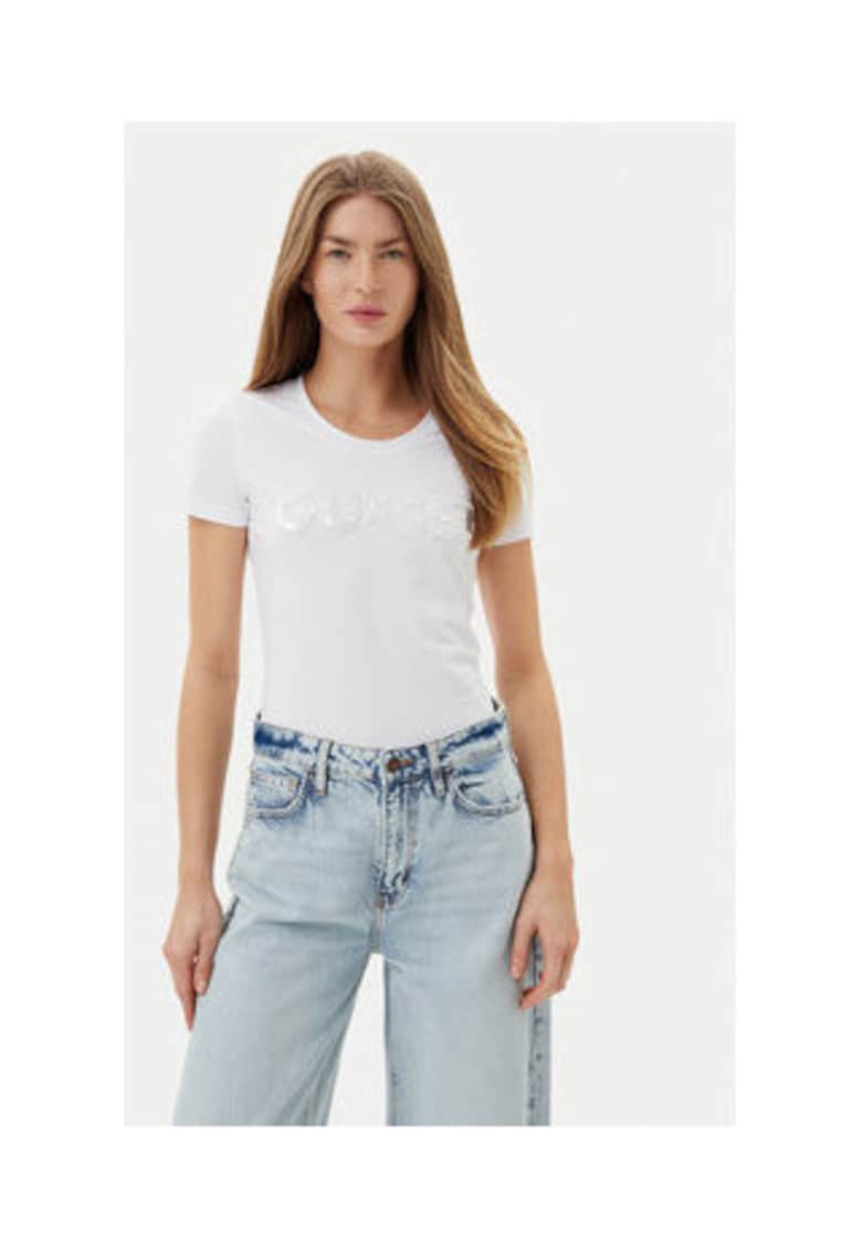 Tricou din amestec de bumbac organic cu logo