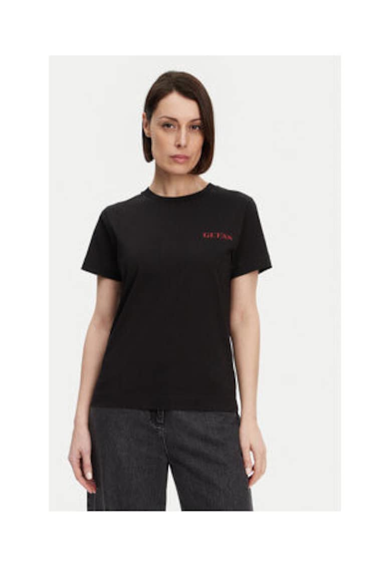 Guess Tricou din bumbac organic cu imprimeu grafic pe spate