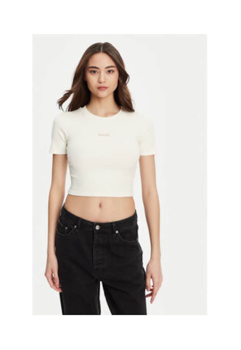 Tricou scurt din amestec de viscoza