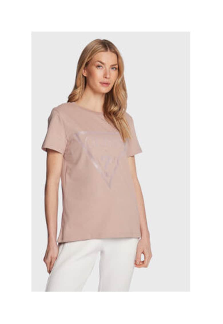 Guess Tricou din bumbac organic cu logo -