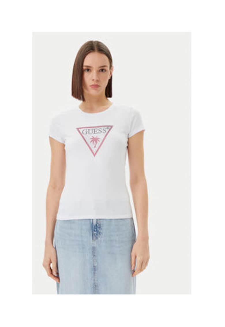 Tricou cu logo stralucitor