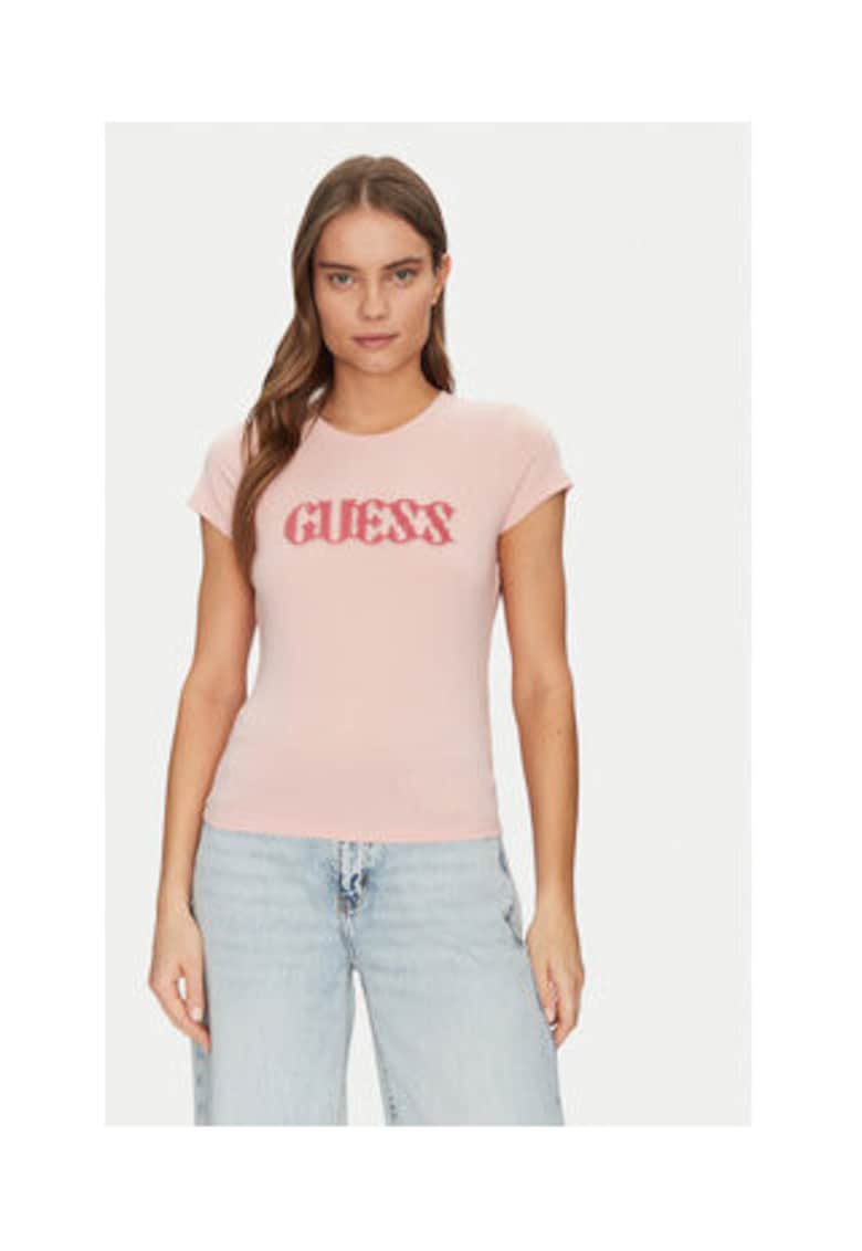 Guess Tricou cu logo din amestec de bumbac organic 00
