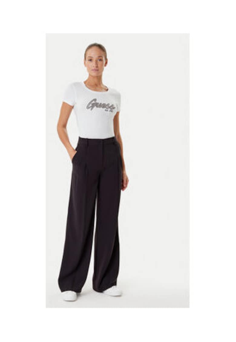 Tricou din amestec de bumbac organic logo imprima