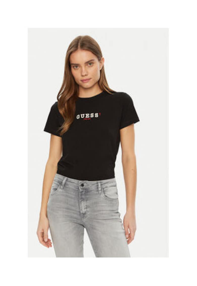 Tricou Din Amestec De Bumbac Cu Logo