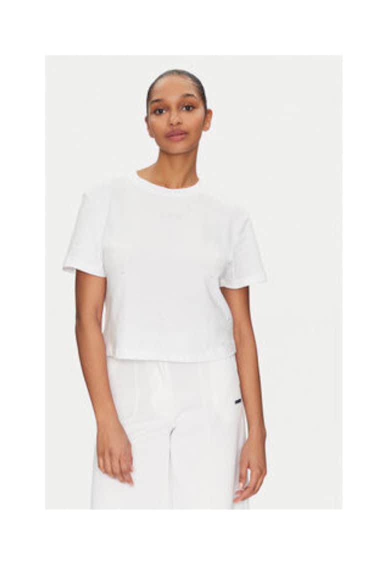 Tricou din bumbac organic cu model uni -