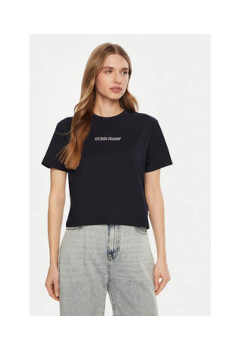 Tricou Din Bumbac Cu Text Imprimat