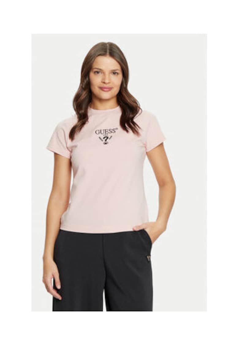 Tricou uni regular fit
