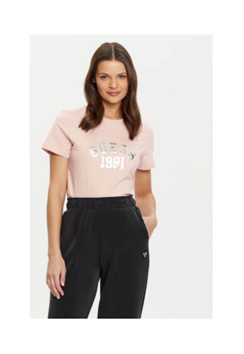 Tricou dama bumbac - Roz
