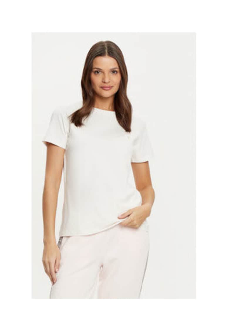 Guess Tricou uni regular fit -
