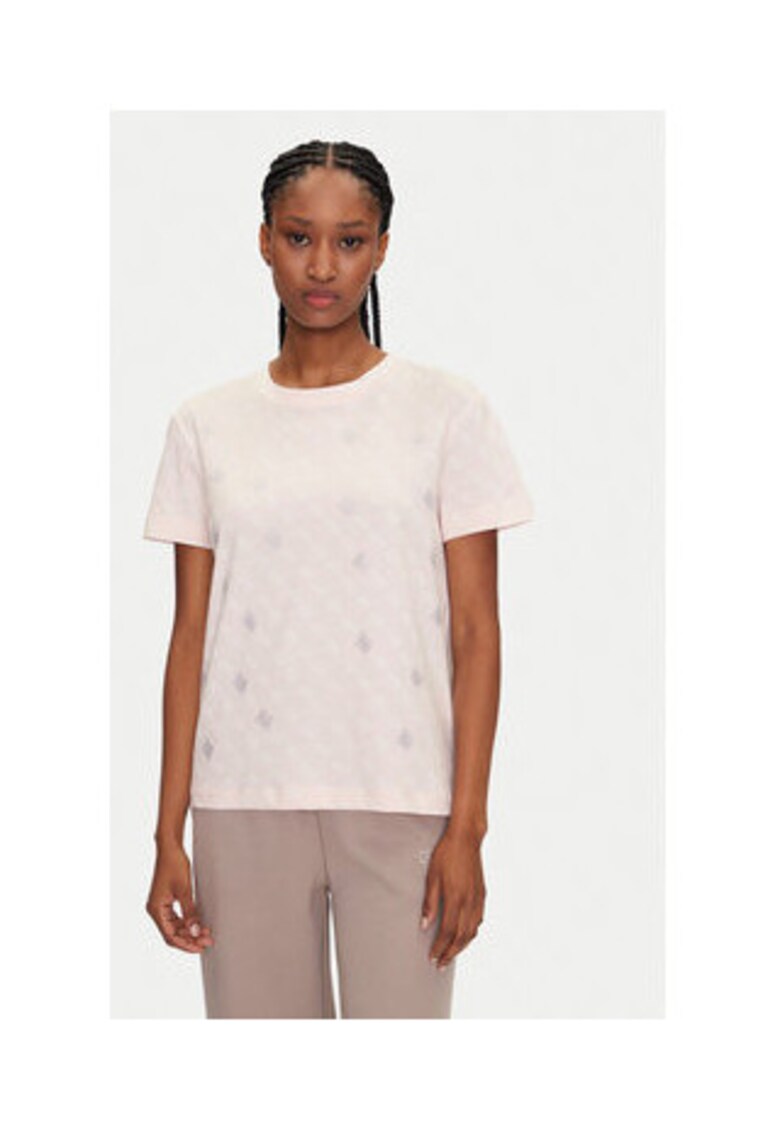 Tricou din bumbac organic cu logo 0000304857980 -