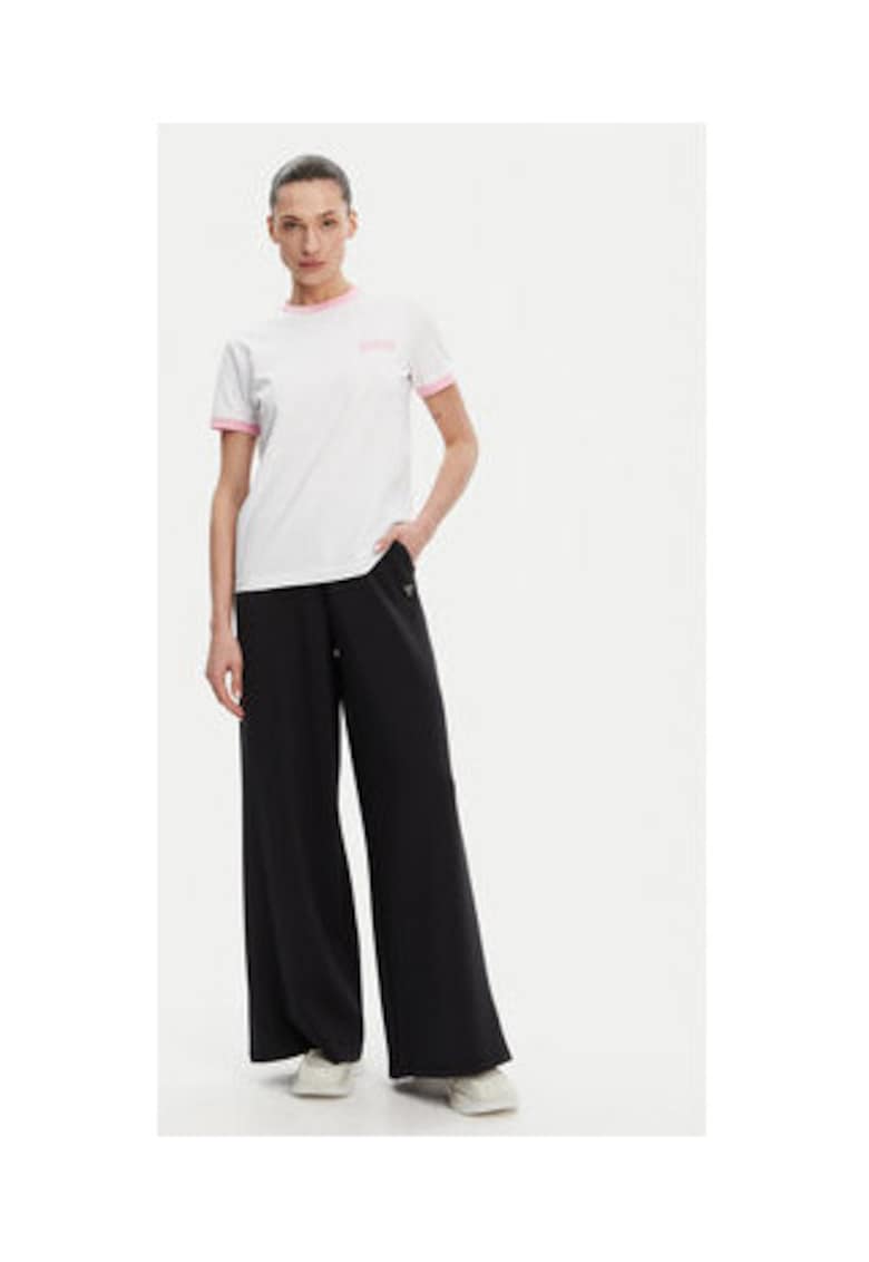 Tricou cu detaliu logo din bumbac