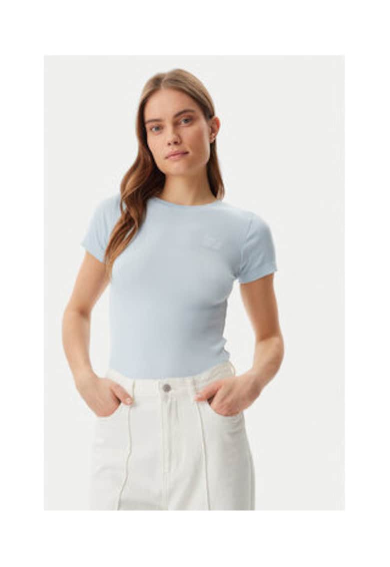 Tricou dama din bumbac cu model uni