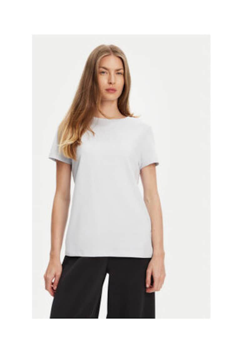 Tricou de bumbac cu model uni