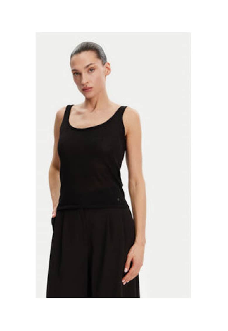 Top de dama - cu decolteu rotund -