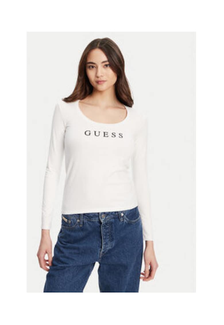 Bluza cu maneci lungi si text