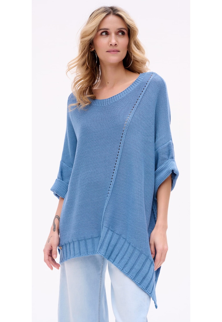 Pulover supradimensionat cu terminatii striate Gustti -