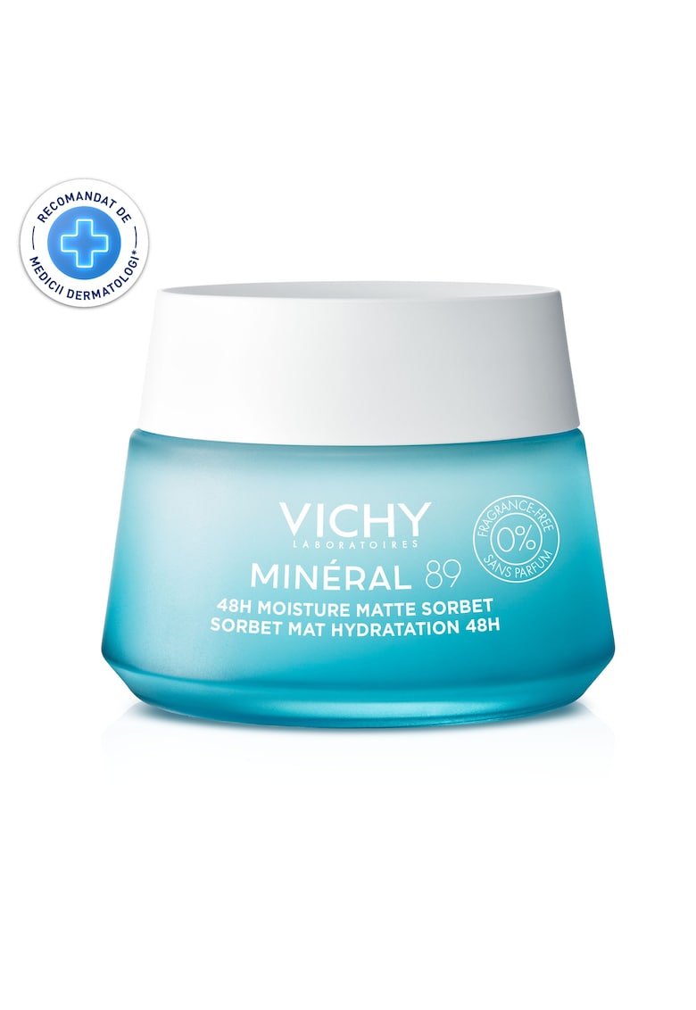 Crema cu efect de hidratare si matifiere a tenului - fara parfum Mineral 89 Sorbet non grasa 48 H - 50 ml