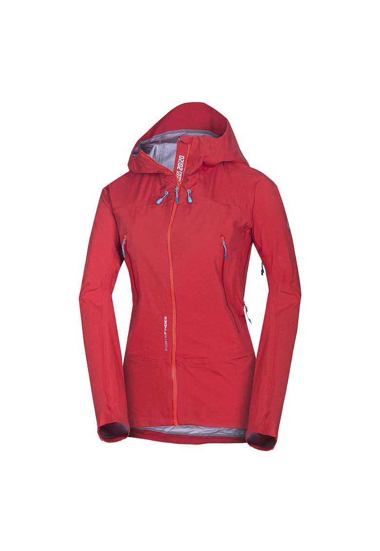 Jacheta dama tehnica hardshell 20K/20K Pertex®Shield Dracia - Rosu