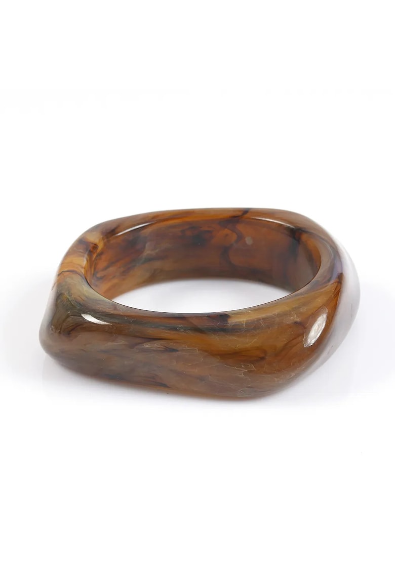 Bratara fixa maronie cu efect marmorat -  Paris