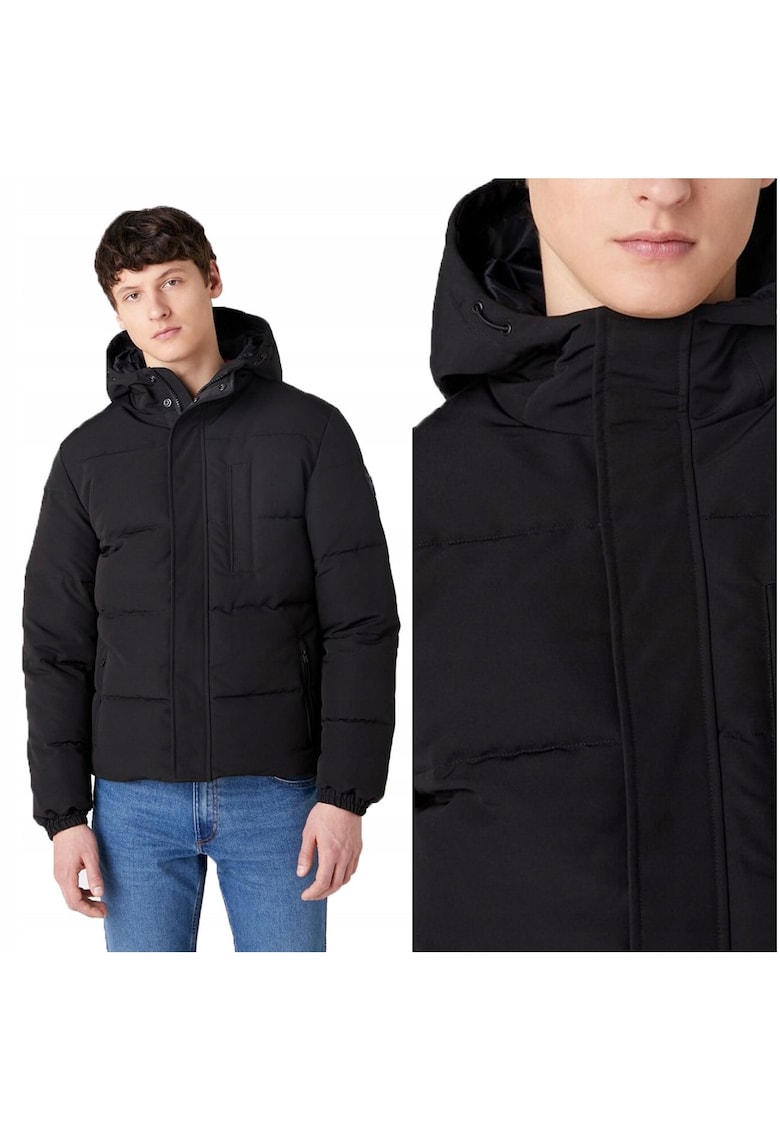 Jacheta De Iarna -  The Bodyguard - Croiala Normala - Fermoar - 3 Buzunare - 100% Poliamida - Negru - 1