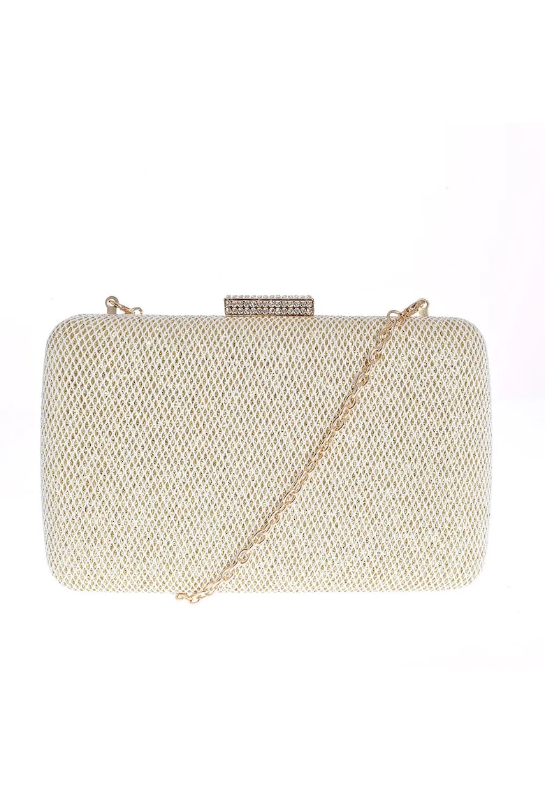 Geanta plic cu detalii aurii