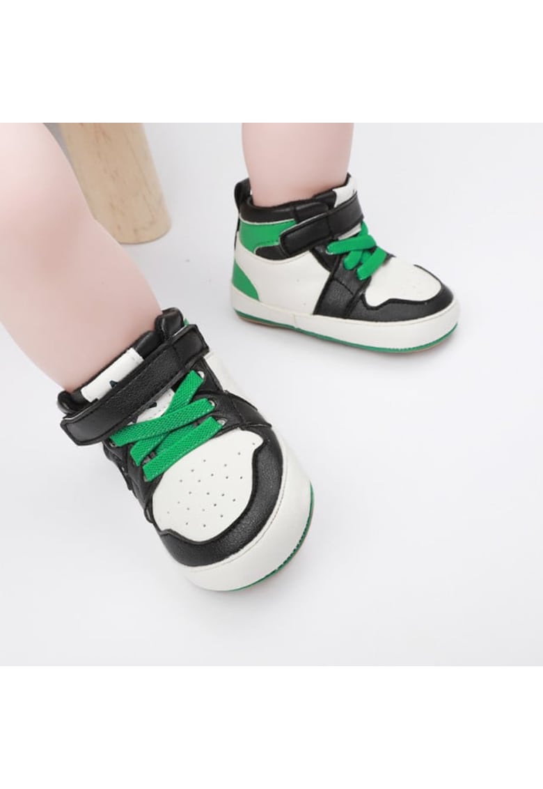 Pantofi sport inalti Model AL 19129 - Pentru bebelusi - Piele ecologica - Baieti - Multicolor