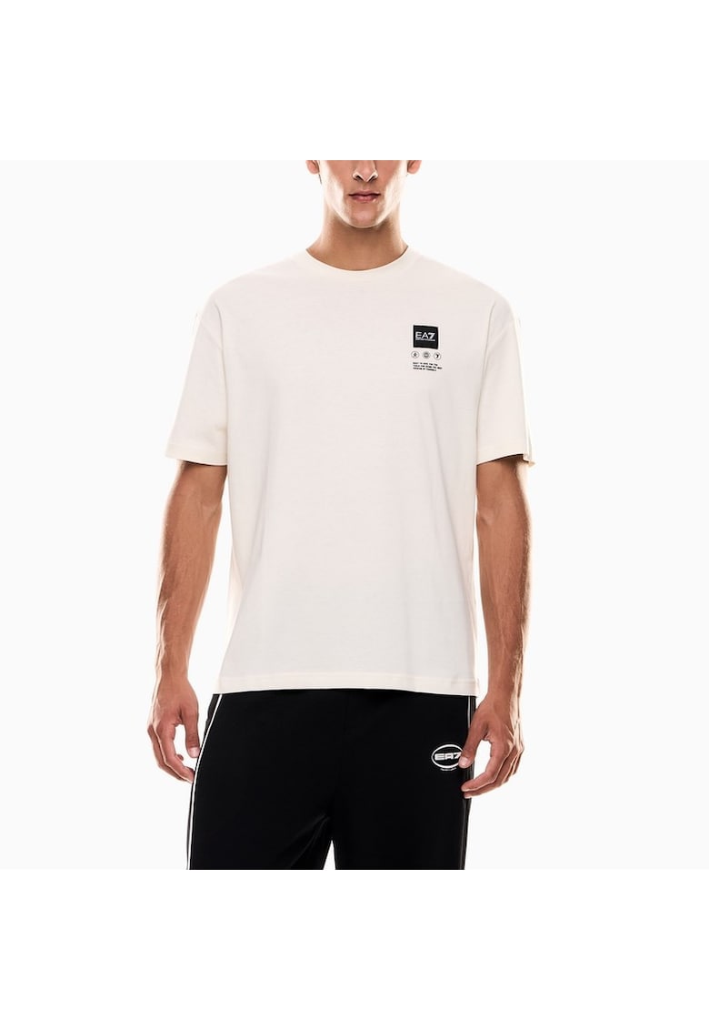 Tricou train logo series m tee ss - Bej