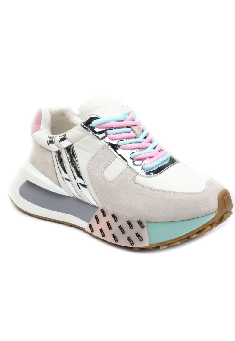 Sneakers dama 3578 - Argintiu