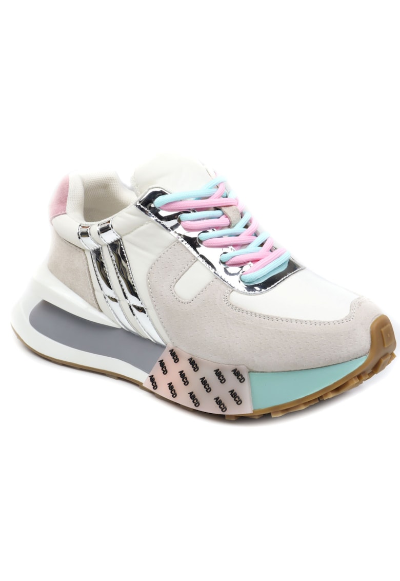 Sneakers dama 3578 - Argintiu