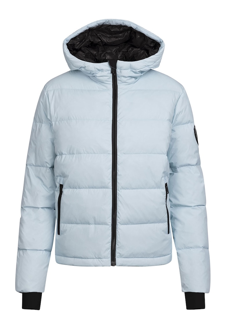 Geaca cu gluga si fermoar