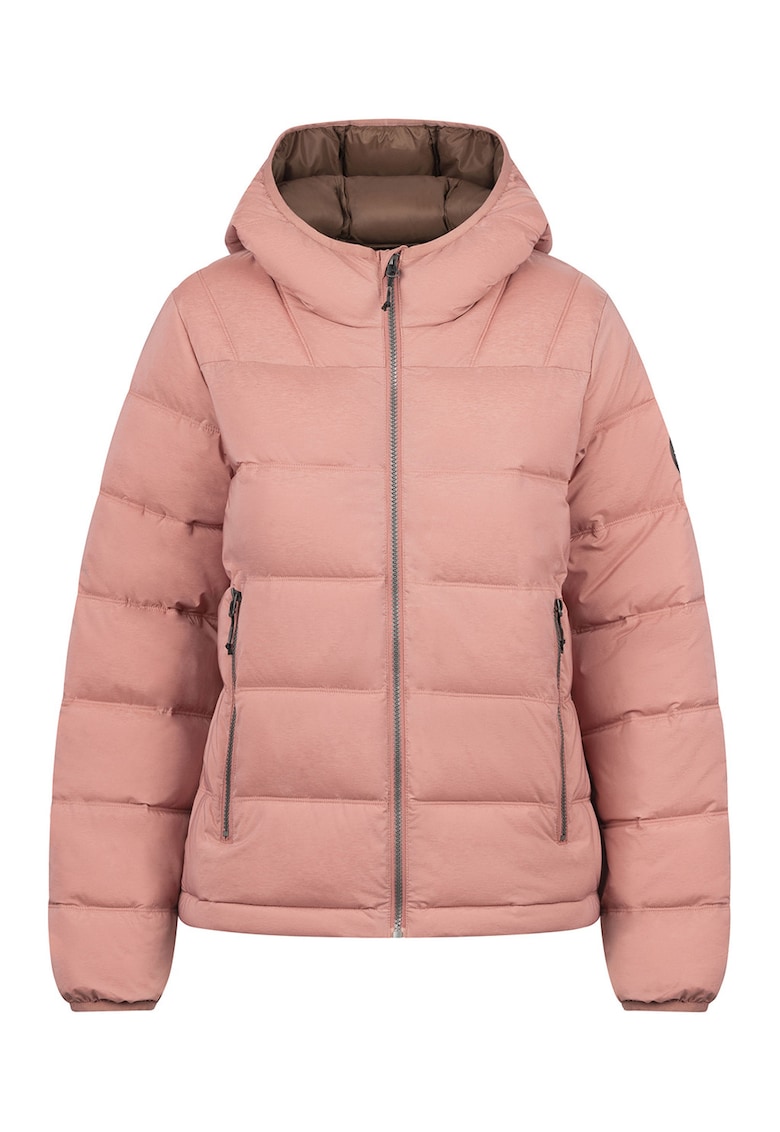 Geaca cu fermoar Rollins - Roz somon