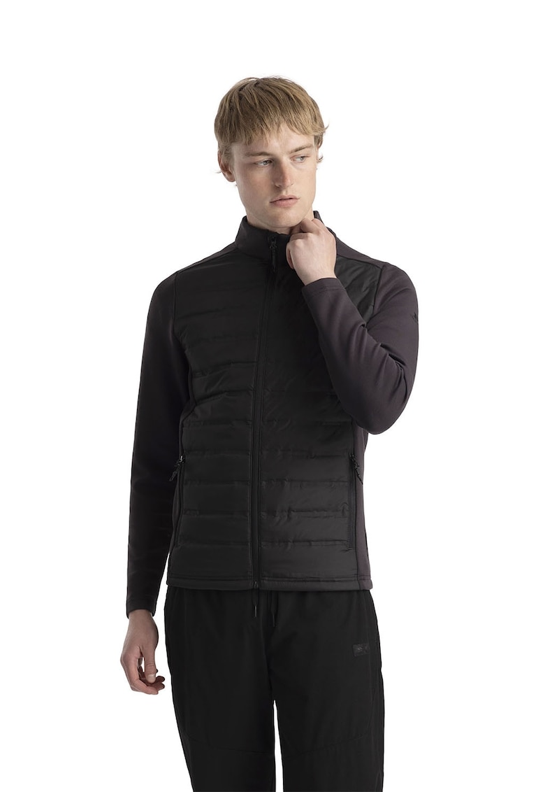 Jacheta cu fermoar si gluga pentru trekking