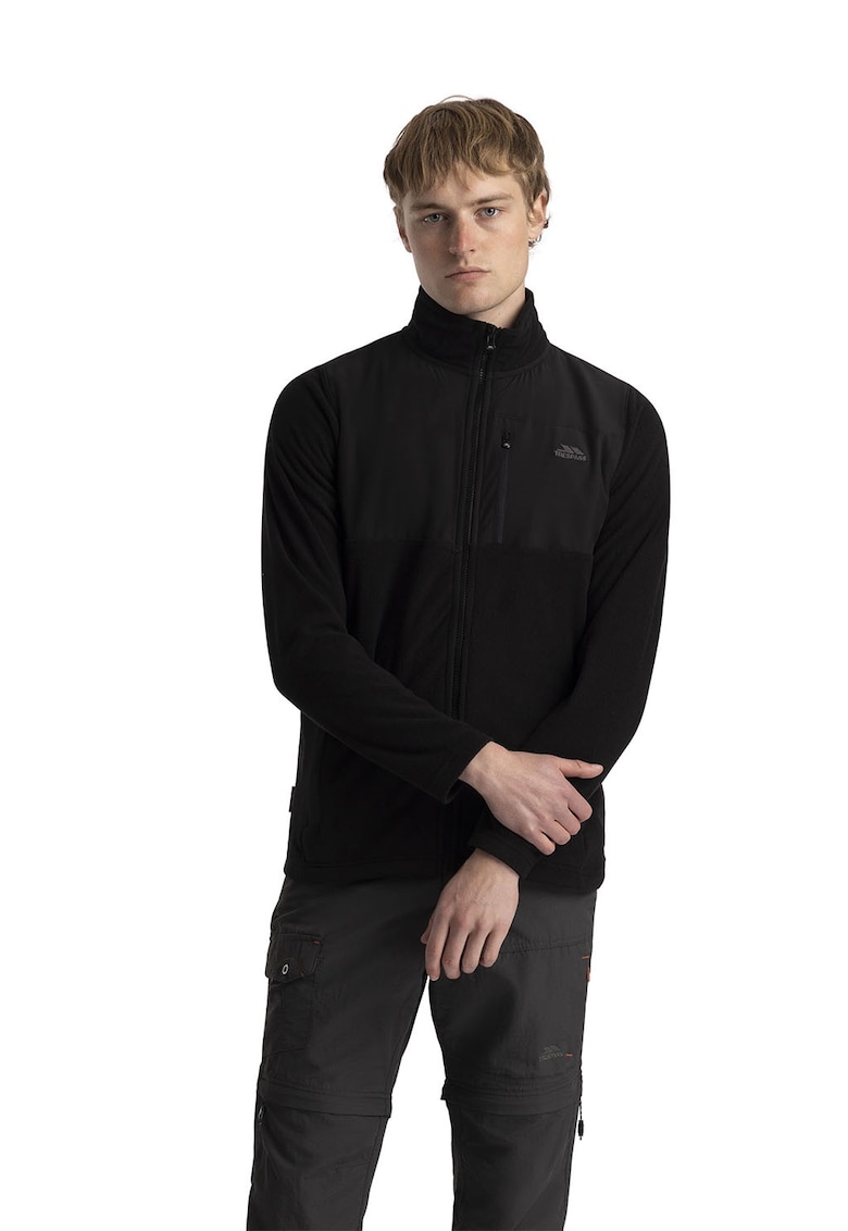 Bluza din fleece cu fermoar si segmente contrastante Falkenham