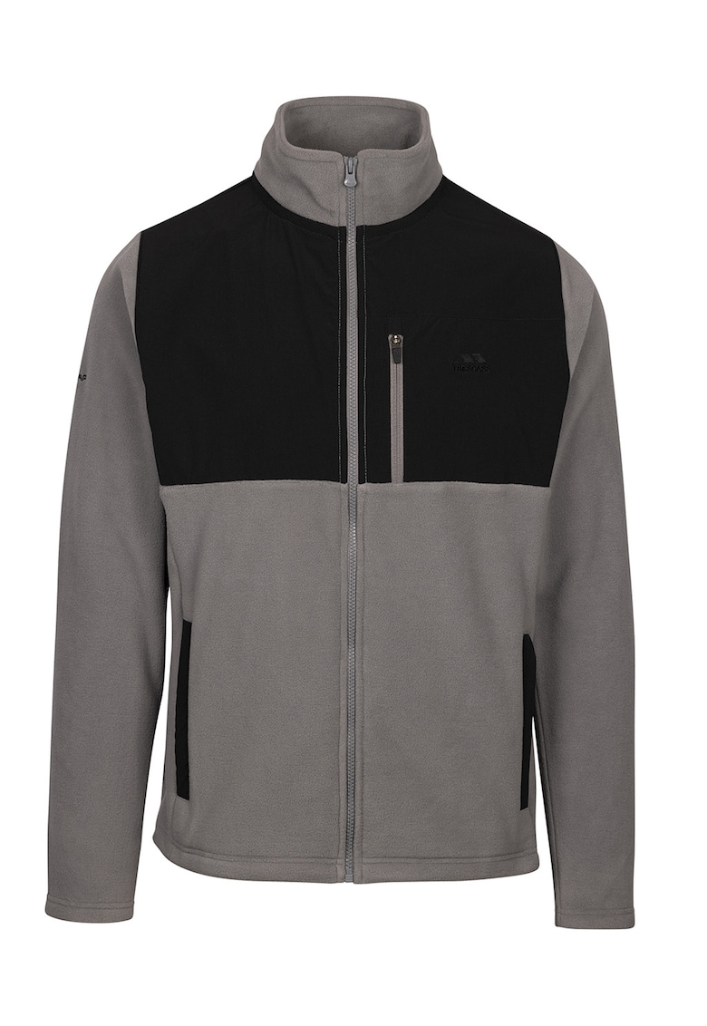 Bluza din fleece cu fermoar si segmente contrastante Falkenham