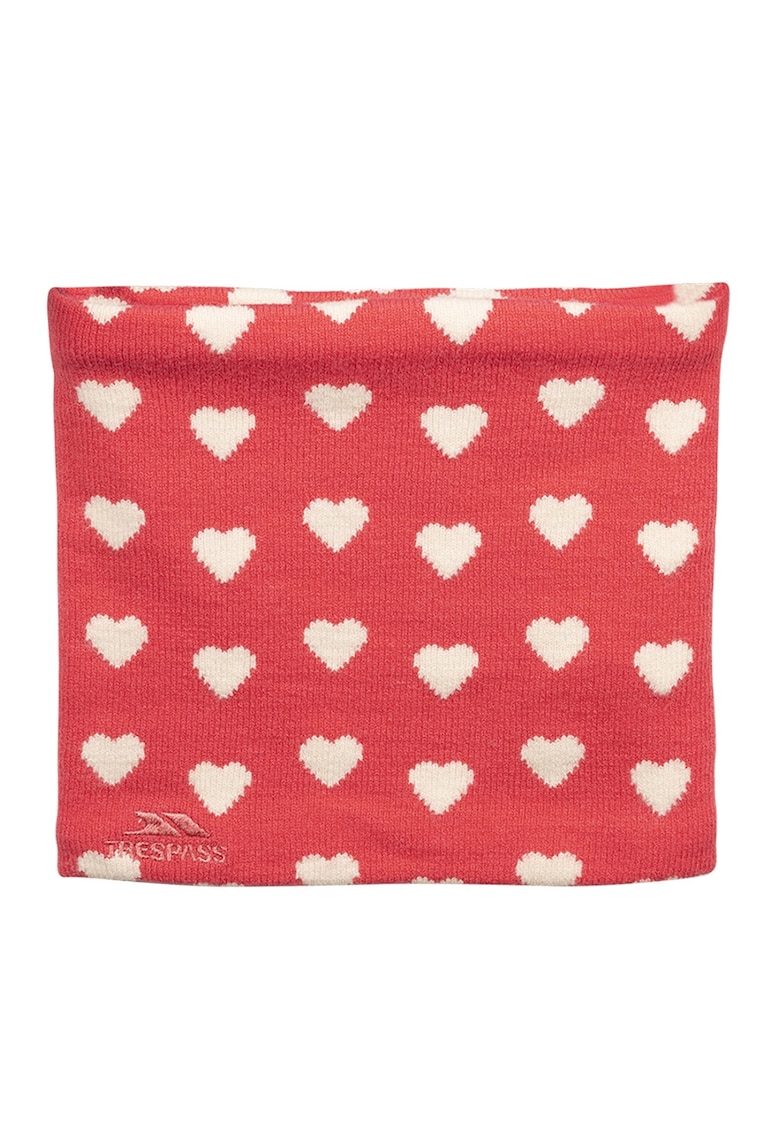 Fular circular cu model cu inimi Elliejo