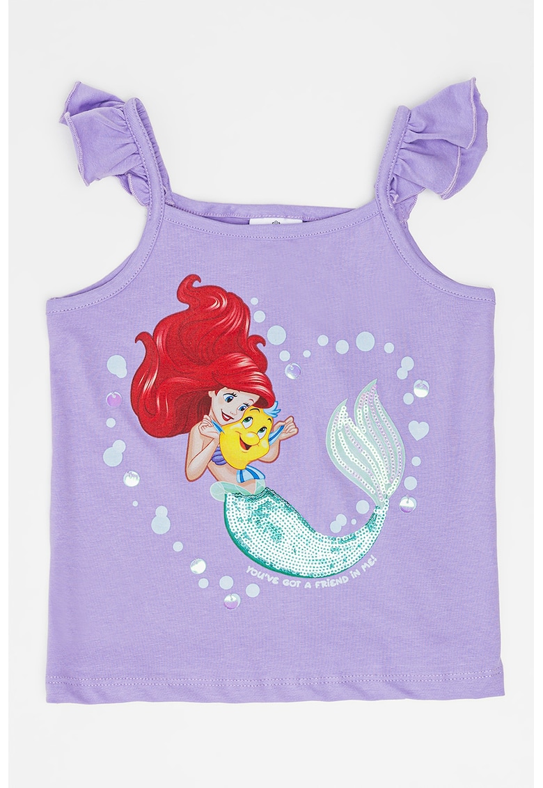 Top din amestec de bumbac cu imprimeu Disney Princess Top din amestec de bumbac cu imprimeu Disney Princess