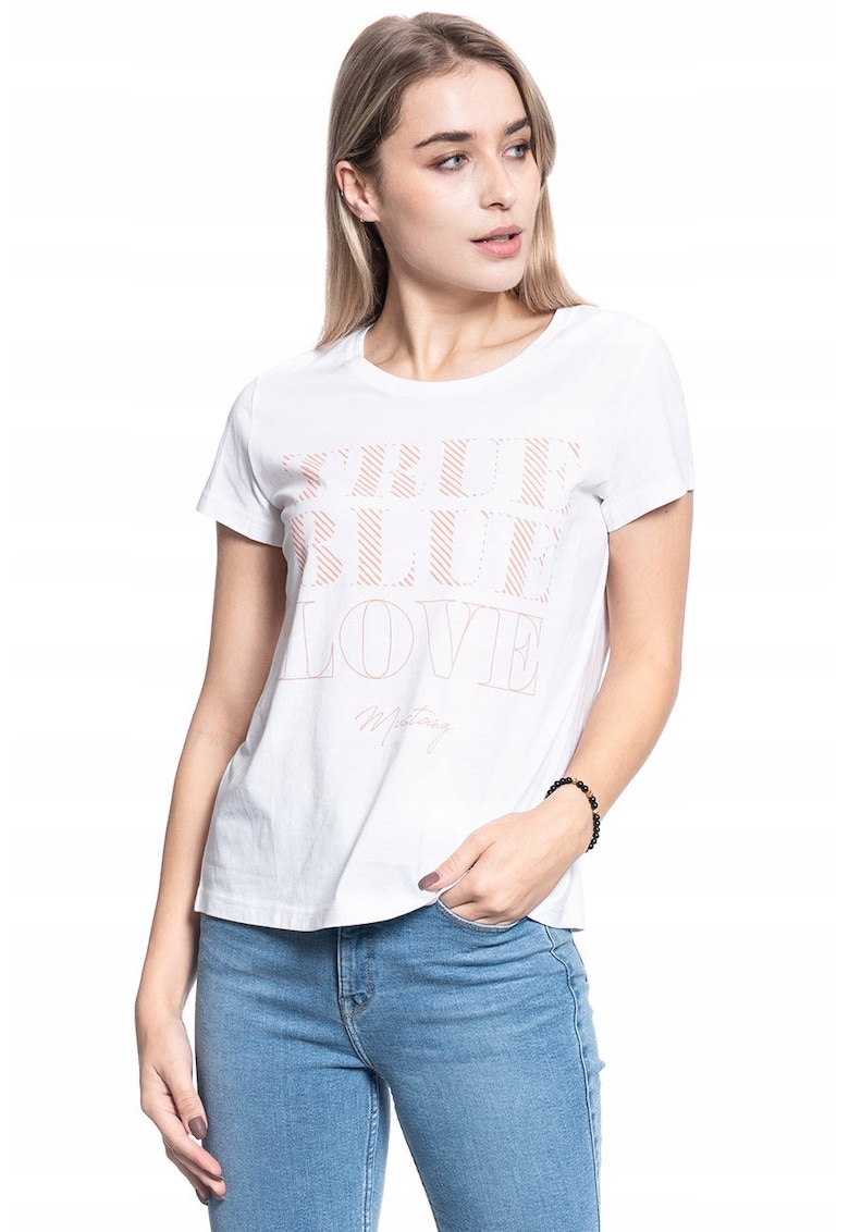 Tricou Dama - Alina C Print - Marime S - Bumbac - Maneca Scurta - Slim Fit - Fara Buzunare - High-Quality - Roz