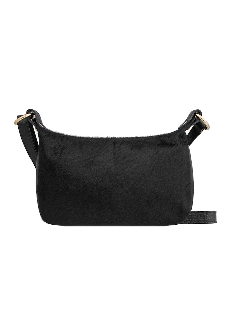Geanta crossbody cu bareta ajustabila - Negru