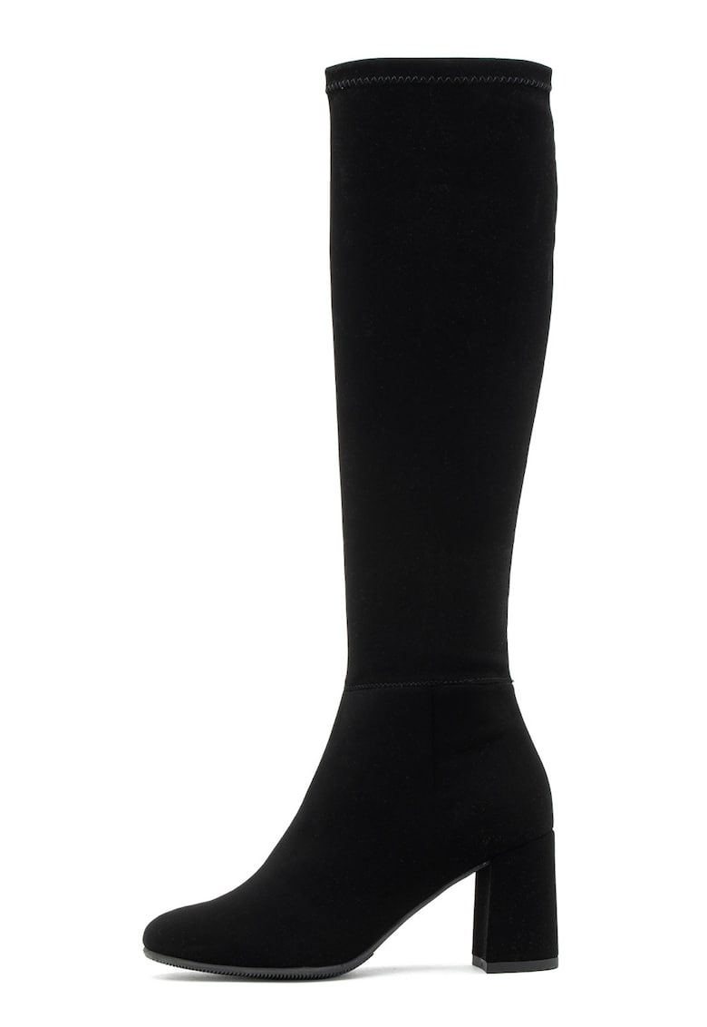 Cizme lungi din material textil