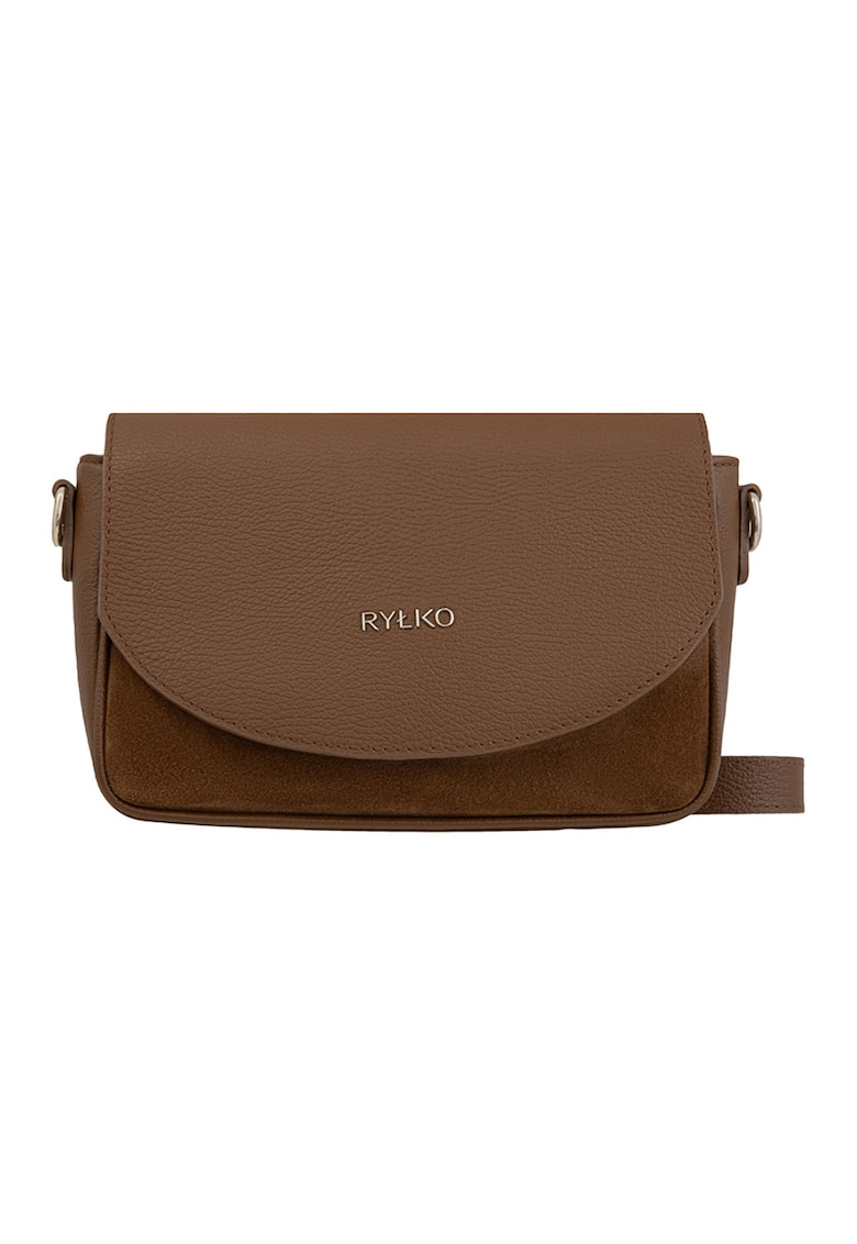 Geanta crossbody din piele cu clapa